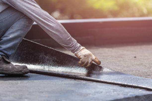 Professional Waterproofing technician working in Dayton, OR